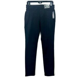 New a.n.a A New Approach Pull On Jeggings Black Denim Jeans Inseam Size M 1226N2